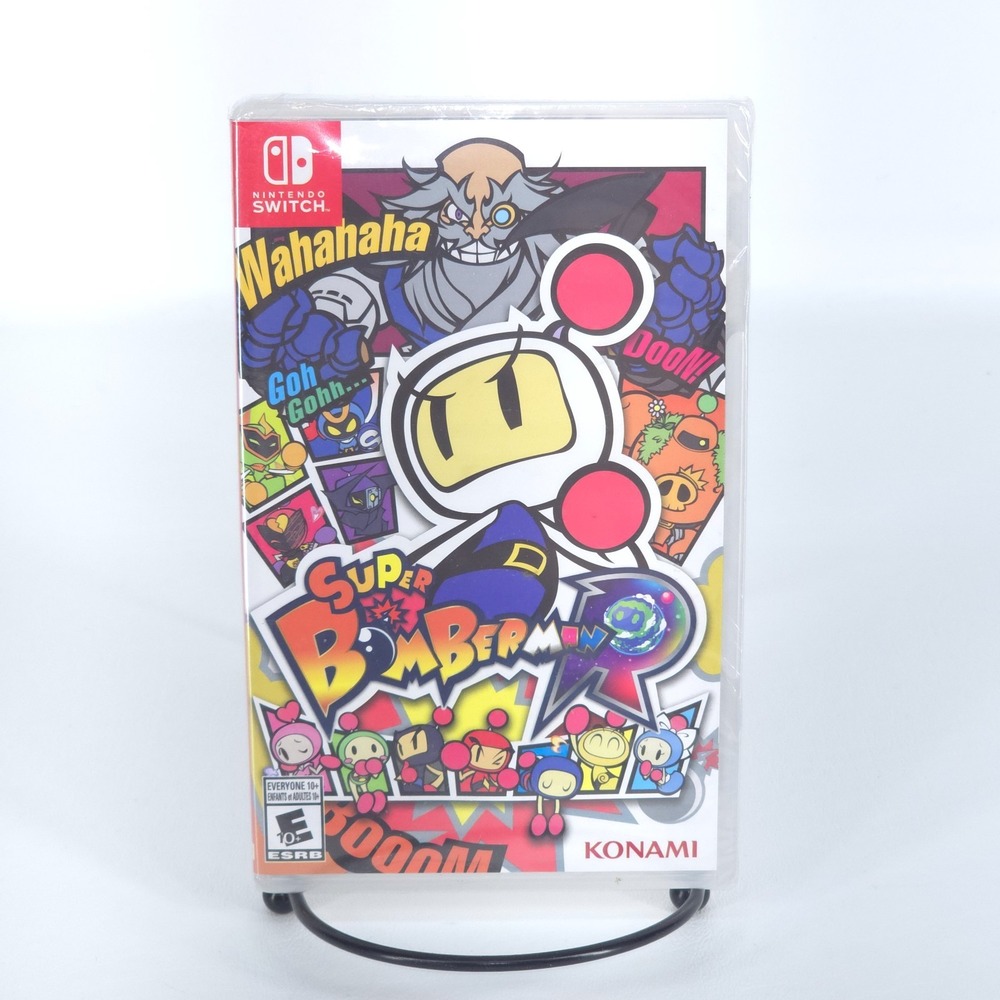 NEW Super Bomberman R Nintendo Switch Konami Sealed Game Gamer Battle Nerd Geek